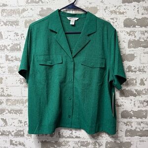 Athleta Vibrant Green Short Sleeve Shirt